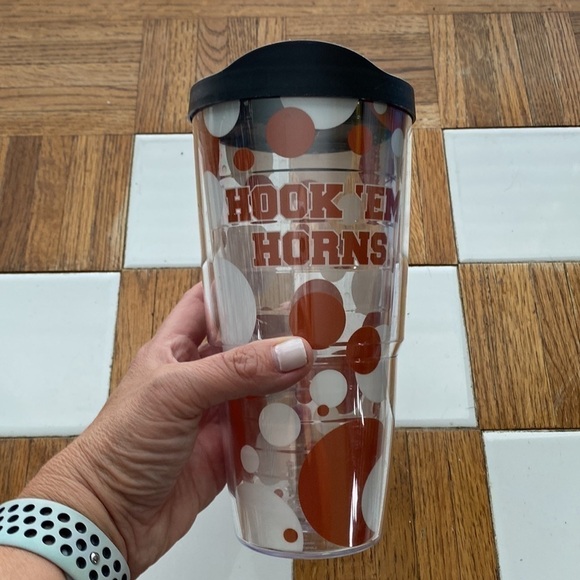 Tervis UT University of Texas Hook ‘Em Horns 24 oz. Hot/Cold Lidded Tumbler - Picture 1 of 6